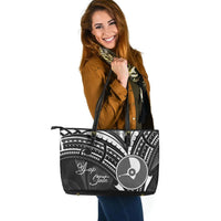 Yap State Leather Tote - Cross Style - Polynesian Pride