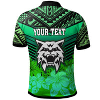 Hawaii Custom Polo Shirt Konawaena High School with Polynesian Patterns LT10 - Polynesian Pride