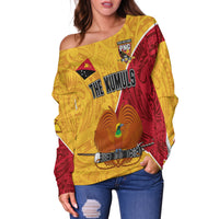 The Kumuls PNG Off Shoulder Sweater Papua New Guinea Polynesian Dynamic Style LT14 - Polynesian Pride