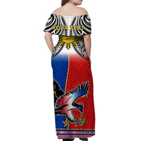 Custom Personalised Philippines Matching Dress and Hawaiian Shirt Polynesian Filipino Pattern with Eagle LT14 - Polynesian Pride