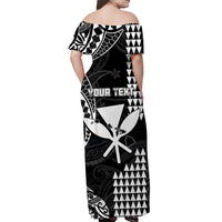 Custom King Kamehameha Matching Hawaiian Outfits For Couples with Polynesian Tribal Black LT13 - Polynesian Pride