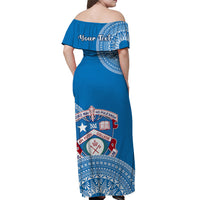 (Custom Text And Number) Polynesian Matching Hawaiian Shirt and Dress Tongan College Apifoou with Ngatu Pattern LT14 - Polynesian Pride