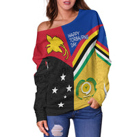 Torba PNG Day Off Shoulder Sweater 2022 Simple Polynesia LT13 - Polynesian Pride