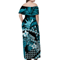 Hawaii Polynesian Hawaiian with Turtle Matching Dress and Hawaiian Shirt No.5 LT6 - Polynesian Pride