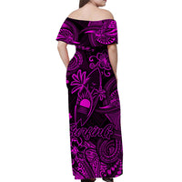 Hawaii Surfing Polynesian Matching Dress and Hawaiian Shirt Matching Couples Outfit Unique Style Pink LT8 - Polynesian Pride