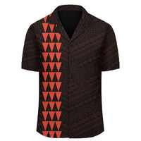 Kakau Polynesian Turtle Map Hawaii Shirt - Orange - Polynesian Pride