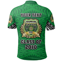Custom Saineha Tonga Polo Shirt Polynesian Style Class of 2010 LT16 - Polynesian Pride