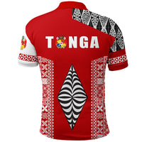 Tonga Rugby Polo Shirt Mate Maa Tonga LT13 - Polynesian Pride