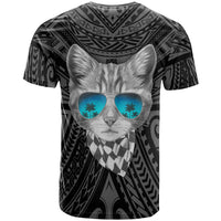 Polynesian T Shirt A Woman Who Loves Cats And Was Born In October - Polynesian Pride