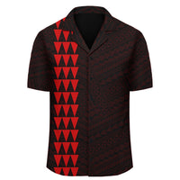 Kakau Polynesian Hammerhead Shark Map Hawaii Shirt - Red - Polynesian Pride