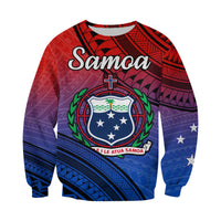 Samoa Sweatshirt Shirt Style Gradient Sporty Original LT13 Unisex Gradient - Polynesian Pride