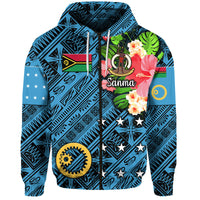 Custom Vanuatu Sanma Hoodie Independence Be Proud LT8 - Polynesian Pride