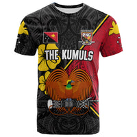 The Kumuls PNG T Shirt Papua New Guinea Polynesian Dynamic Style Black LT14 - Polynesian Pride