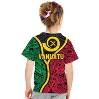 Vanuatu T Shirt Tribal Vanuatu Coat of Arms Flag Style LT9 - Polynesian Pride