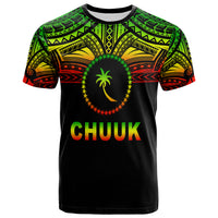 Chuuk Flag T Shirt Micronesia Style Reggae LT13 Unisex Reggae - Polynesian Pride