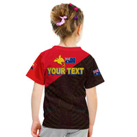 (Custom Personalised) Papua New Guinea And Australia T Shirt KID LT6 - Polynesian Pride