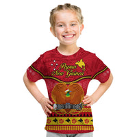 Custom Papua New Guinea Christmas T Shirt Bird of Paradise Bikpela Hamamas Blong Dispela Krismas LT14 - Polynesian Pride