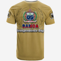 Samoa Independence Day Tribal Tattoo Coat Of Arms T Shirt No.2 LT6 - Polynesian Pride