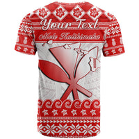 Custom Hawaii Christmas T Shirt Kanaka Polynesian Santa Claus Mele Kalikimaka LT14 - Polynesian Pride