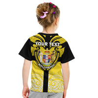 (Custom Personalised) Wellington T Shirt KID New Zealand Maori Pattern LT14 - Polynesian Pride