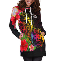 Tonga Hoodie Dress - Tropical Hippie Style - Polynesian Pride