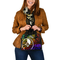 Yap Shoulder Handbag - Rainbow Polynesian Pattern - Polynesian Pride