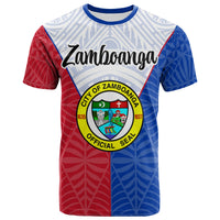 Pilipinas T Shirt Zamboanga Seal of Pilipinas Style Unisex Blue - Red - Polynesian Pride