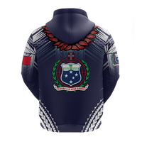 Custom Samoan Ula Fala Art Hoodie LT12 - Polynesian Pride