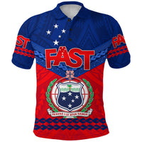 Custom Samoa FAST Party Polo Shirt Simple Style LT8 - Polynesian Pride