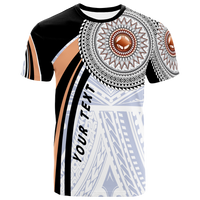 Chuuk Custom T Shirt Micronesia Handicraft Black Brown Unisex Black - Polynesian Pride