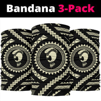 Hawaiian Ikaika Warrior Beige Bandana 1psc - Polynesian Pride