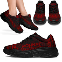Pohnpei Chunky Sneakers - Polynesian Chief Red Version - Polynesian Pride