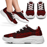Pohnpei Chunky Sneakers - Polynesian Chief Red Version - Polynesian Pride