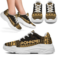 Pohnpei Chunky Sneakers - Polynesian Chief Gold Version - Polynesian Pride