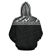 Poly All Over Hoodie Polynesian Black Version - Polynesian Pride