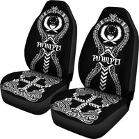 Pohnpei Car Seat Covers - Pohnpei Flag Micronesian Tribal - Polynesian Pride