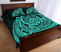 Hawaii Polynesian Turtle Quilt Bed Set - Turquoise - Polynesian Pride