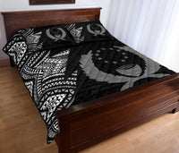Pohnpei Quilt Bed Set - Pohnpei Flag Flash Version - Polynesian Pride