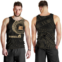 Tokelau Polynesian Tattoo Style Tank Top A7 Gold - Polynesian Pride