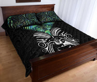 New Zealand Maori Moko Quilt Bed Set Paua Shell - Polynesian Pride