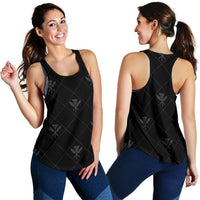 Kanaka Maoli Women's Racerback Tank Regal AH Racerback Tank Top Gray - Polynesian Pride