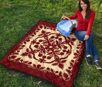 Hawaiian Quilt Royal Premium Quilt - Polynesian Pride