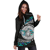 Maori New Zealand Women's Hoodie Dress Hei Tiki Sport Style - Polynesian Pride