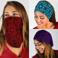 New Zealand Bandana Maori Pattern Colorful - Polynesian Pride