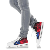 Samoa Polynesian High Top Shoes - Smoking Style - Polynesian Pride