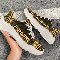 Pohnpei Chunky Sneakers - Polynesian Chief Gold Version - Polynesian Pride
