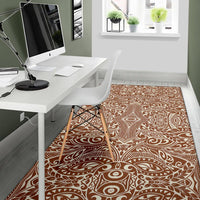 Polynesian Brown Area Rug - Polynesian Pride
