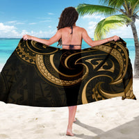 New Zealand Maori Mangopare Sarong Polynesian - Gold - Polynesian Pride