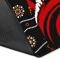 New Zealand Australia Area Rug - Maori Aboriginal - Polynesian Pride