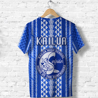 Hawaii Kailua High School T Shirt Surfriders Simple Style LT8 - Polynesian Pride